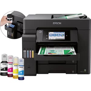 Epson stampante inkjet multifunzione ecotank et-5800 risoluzione 4800×2400 dpi a4 wi-fi nera