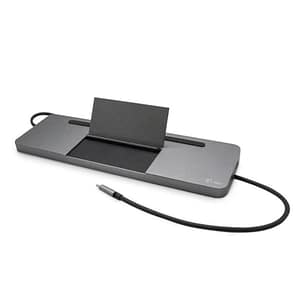 I-tec c31flatdockpdpro metal usb-c ergonomic 4k 3x display docking station con power delivery 85w