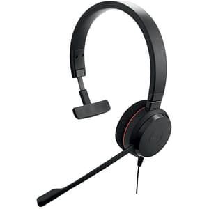 Jabra evolve 20 ms mono cuffie con microfono sullorecchio