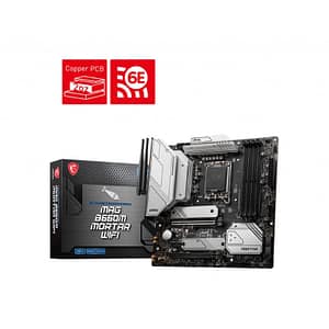 Msi mag b660m mortar wifi scheda madre intel b660 lga 1700 micro atx