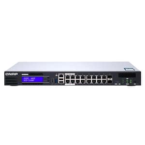 Qnap qgd-1600p switch gestito gigabit ethernet (10/100/1000) nero, grigio supporto power over ethernet (poe)
