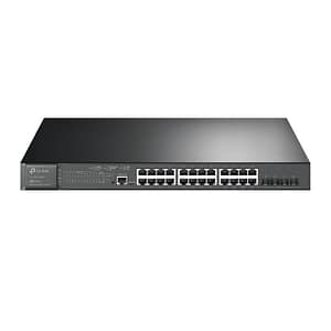 Tp-link tl-tl-sg3428xmp switch gestito 24 x 10/100/1000 (poe+) + 4 x 10 gigabit sfp+ poe+ (384 w)
