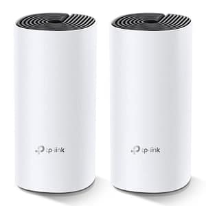 Tp-link deco m4 2-pack sistema wi-fi mesh ac1200 dual band 2 porte gigabit ethernet mu-mimo compatibile alexa