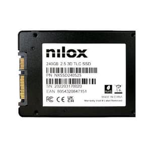 Nilox nxssd240s25 ssd 240gb sata 2.5 3d tlc scrittura 450 mb/s lettura 520 mb/s
