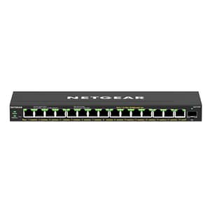 Netgear gs316ep-100pes switch gestito 15 x 10/100/1000 (poe+) + 1 x sfp poe+ (180 w)