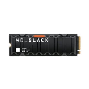 Western digital black sn850x ssd 1.000gb m.2 2280 nvme pcie gen4 con dissipatore termico con velocitÀ di fino a 7.300 mb/s black