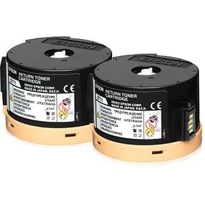 Epson c13s050711 pack 2xtoner nero per al-m200/dn/dw/al-mx200/dnf/dw/dwf tot 5.000 pag