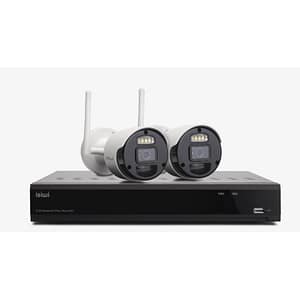 Isiwi kit wireless connect air2 isw-k2n8bfbta4mp-2 gen1 nvr 8 canali + 2 telecamere a batteria da 8