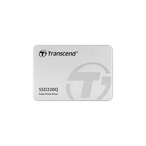 Transcend ssd220q ssd 2.000gb 2.5 sata3 qlc 3d nand grigio