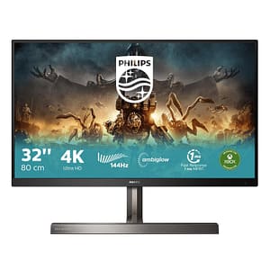 Philips monitor 31.5“ led ips 329m1rv – 00 gaming 3840 x 2160 4k ultra hd tempo di risposta 1 ms frequenza di aggiornamento 144 (hz)