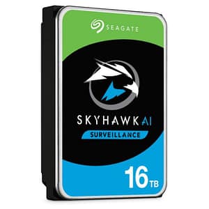 Seagate skyhawk ai hdd interno 16.000gb interfaccia sata iii formato 3.5 7.200 rpm