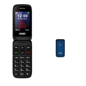 Saiet scudotre 2.4 clamshell tasti e caratteri grandi tasti m1 m2 m3 per chiamate dirette tasto sos italia blu