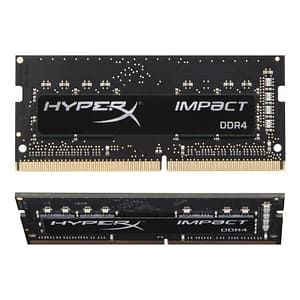 Kingston fury impact kit memoria ram 2x16gb 32gb totali 3.200 mhz tecnologia ddr4 tipologia so dimm 260 pin black