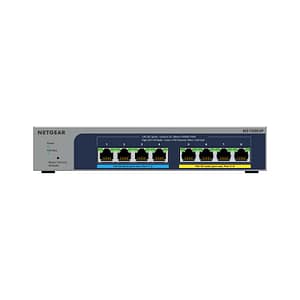 Netgear plus ms108eup-100eus switch gestito l2/l3 8 porte ultra60 poe++ – 4 x 100/1000/2.5g (poe++) + 4 x 100/1000/2.5g (poe+) poe++ (230 w)