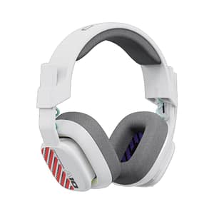 Logitech astro gaming a10 cuffie con microfono flip-to-mute over-ear jack 3.5mm white