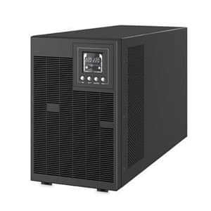 Atlantis a03-op3002p pro ups online gruppo di continuita` server doppia conversione onda sinusoidale pura 3000va 2700w, tower display lcd, usb, seriale rs-232, 4 uscite iec, slot snmp, 6x12v-9ah