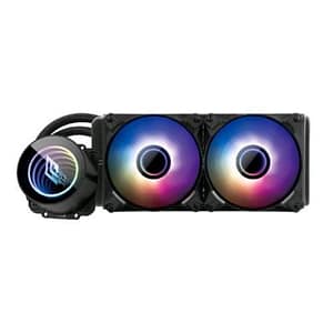 Noua siberus pro 240 argb dissipatoire a loquido per cpu intel/amd 2 ventole pwm rgb 120mm black