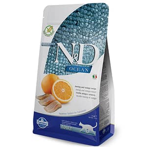 Farmina N&D Grain Free Adult Aringa e Arancia per Gatti