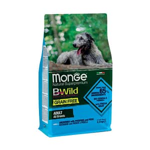 Monge BWild Grain Free Acciughe e Patate Adult per Cani