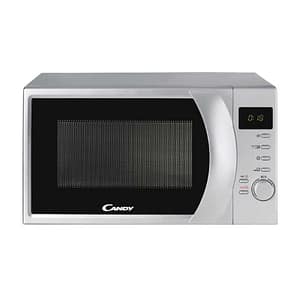 Candy cmg 2071 ds forno a microonde + grill 20 lt. 6 livelli di potenza funzione scongelamento blocco bambini argento