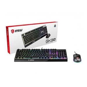 Msi vigor gk30 tastiera + mouse gaming usb rgb black