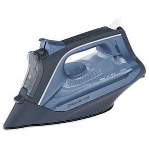 Rowenta express steam ferro da stiro a vapore con piastra microsteam 2500w acciaio inox-blu