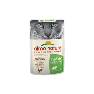 Almo Nature Cat Holistic Anti Hairball con Pollo per Gatti 70gr