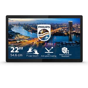 Philips monitor 21.5“ led ips touch 222b1tfl – 00 1920×1080 full hd tempo di risposta 4 ms