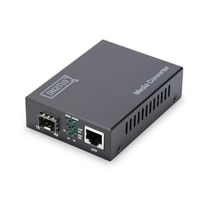 Digitus convertitore media gigabit ethernet 1000 mbit-s nero