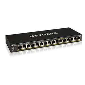 Netgear gs316pp switch 16 porte gigabit ethernet (10/100/1000) supporto power over ethernet (poe)
