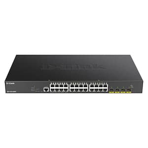 D-link dgs-1250-28xmp switch di rete gestito l3 24 x 10/100/1000 (poe) + 4 x 10 gigabit sfp+ poe (370 w)