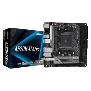 A520m-itx/ac am4 2 ddr4 4xsata ultra m.2 32gb/s 6xusb port hdmi