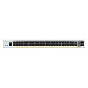 Cisco catalyst 1000-48p-4x-l switch gestito l2 24 x 10/100/1000 (poe+) + 24 x 10/100/1000 + 4 x 10 gigabit sfp+ (uplink) poe+ (370 w) montabile su rack