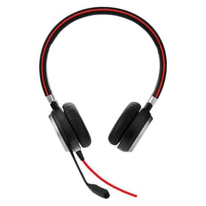 Jabra evolve 40 uc cuffie stereo con microfono on-ear jack 3,5 mm