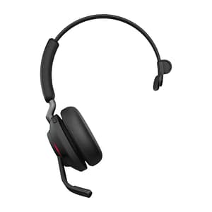 Jabra evolve2 65 cuffia monoaurale con microfono wireless ms noise cancelling con adattatore bluetooth usb-a nero