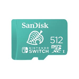 Sandisk micro sdxc 512gb per nintendo switch uhs-i velocitÀ di lettura 100 mb/s velocitÀ di scrittura 90 mb/s green