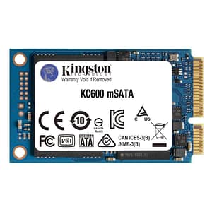 Kingston kc600 ssd interno msata 1.024gb interfaccia sata iii 3d tlc