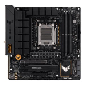 Asus tuf gaming b650m-plus wifi scheda madre gaming micro atx, amd b650, am5, ddr5, 3xpci 4.0, wifi 6 (802.11ax), intel 2.5gb ethernet, realtek 7.1, 2xm.2, 4xsata 6gb-s, aura sync rgb, nero