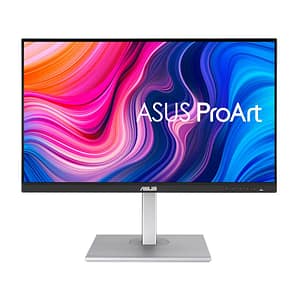 Asus proart display pa278cv monitor professionale 27 pollici ips wqhd 2560×1440, 100% srgb, color accuracy delta e2, calman verified, usb-c, displayport daisy-chain, stand ergonomico, nero