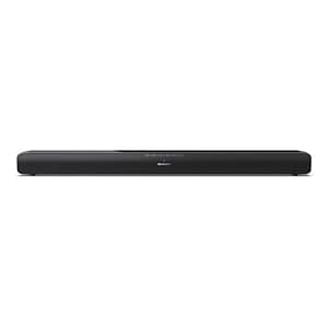 Sharp ht-sb100 mini soundbar con streaming audio wireless bluetooth 5.1 bluetooth con hdmi arc/cec usb player potenza totale 75 w nero