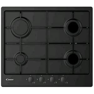 Candy chw6brbb piano cottura a gas 4 fuochi nero