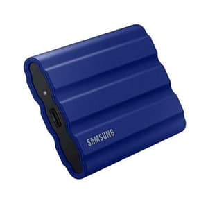 Samsung mu-pe1t0r ssd portatile 1.000gb t7 usb-c 3.2 gen 2 10 gbps blu shield blue