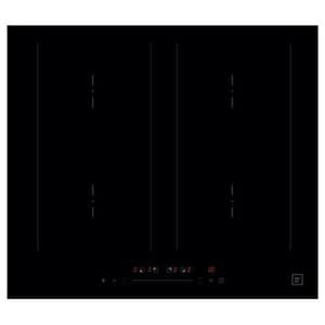 Fabita bss640t piano cottura ad induzione 4 zone piano in vetro nero