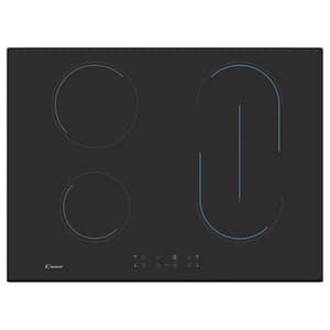 Candy ch74bvt piano cottura ad incasso vetroceramica 4 zone cottura colore nero