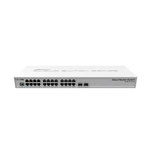 Mikrotik switch cloudrouter crs326-24g-2s+rm 800mhz cpu 512mb ram 24xgiga