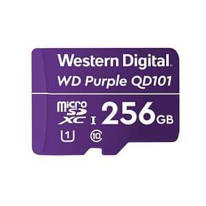 Western digital qd101 micro sdxc 256 gb classe 10 u1 viola