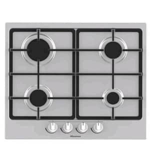 Hisense gm643xf piano cottura a gas da incasso 4 fuochi inox