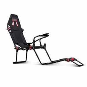 Next level racing postazione per simulatore di guida formula – gt lite sedia poggia volante e porta pedaliera nero rosso