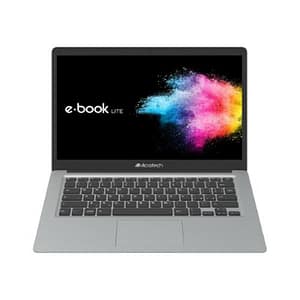 Microtech e-book lite 2 ebl14c-w3 notebook, processore intel celeron n4020, ram 4gb, hdd 64gb emmc, display 14.1“, windows 10 pro edu