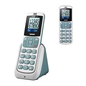 Brondi amico home telefono cellulare gsm per anziani con tasti grandi tasto sos e funzione da remoto